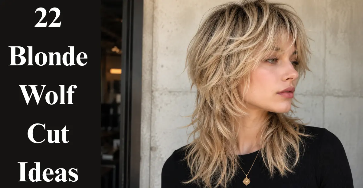 22 Blonde Wolf Cut Ideas