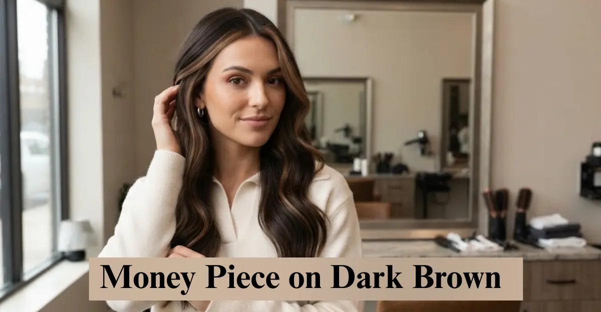 Money Piece on Dark Brown