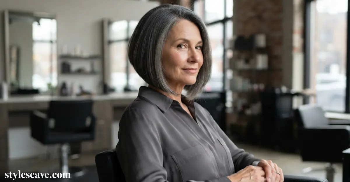Sleek Angled Bob