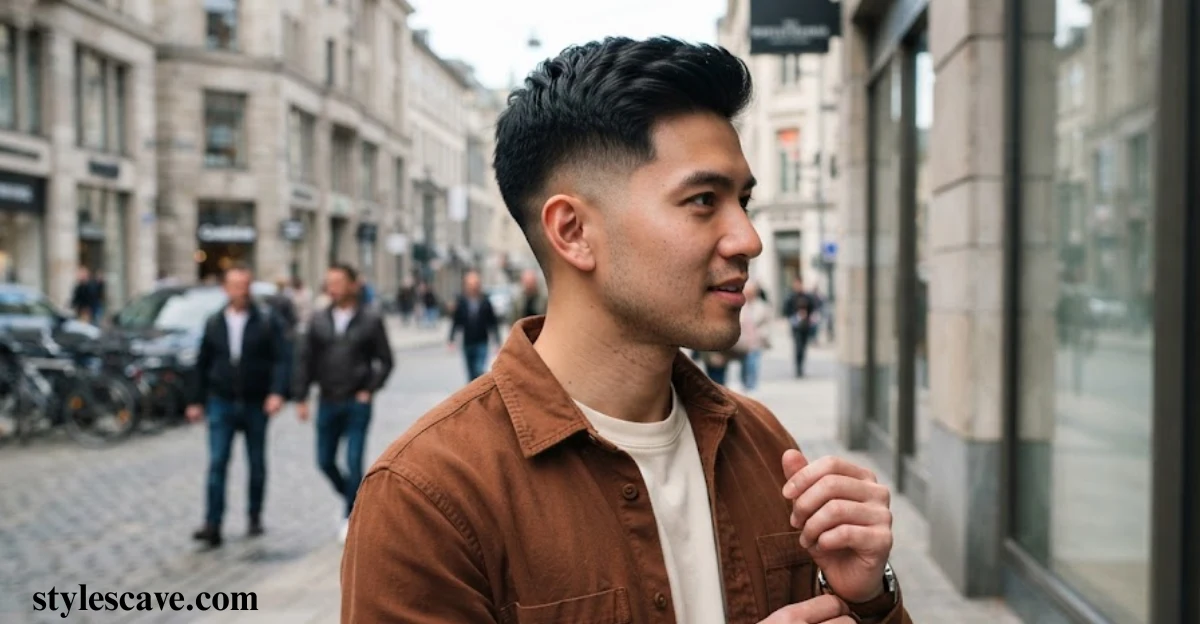 Mid Fade V Cut