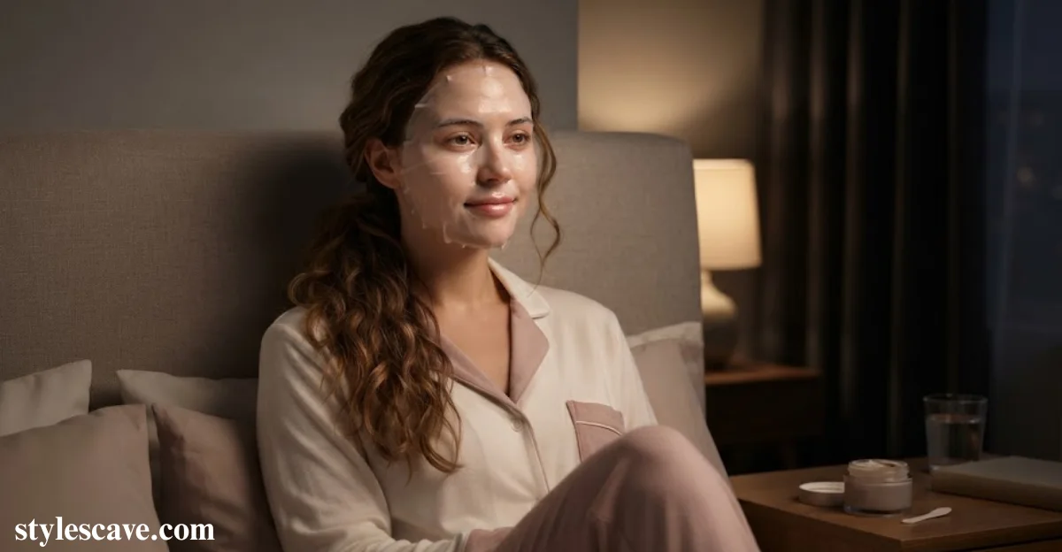 Use overnight face masks weekly