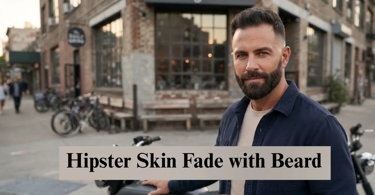 Hipster Skin Fade with Beard