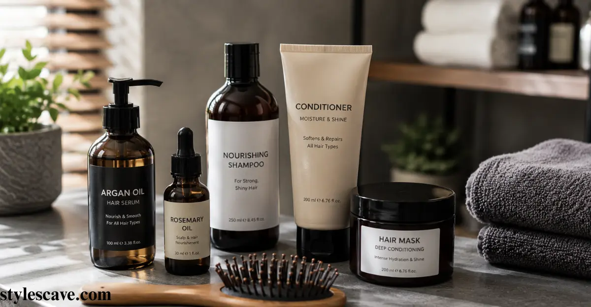Products for shiny hair