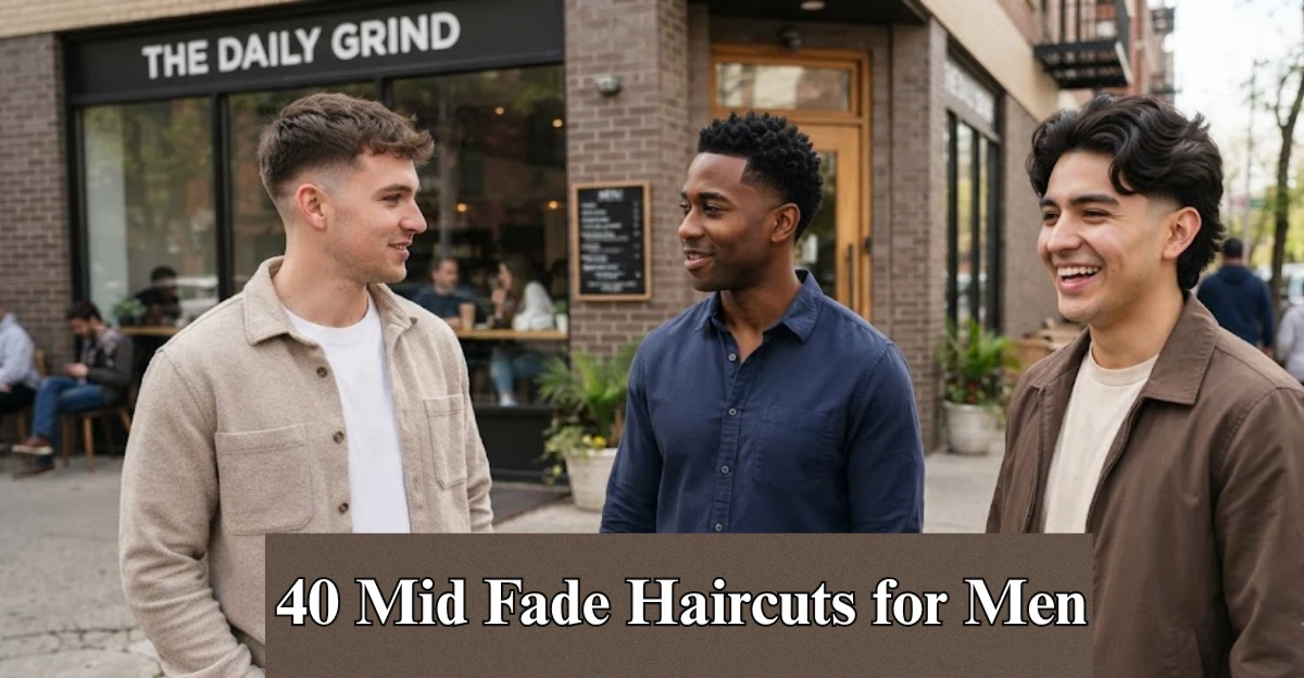 40 Best Mid Fade Haircuts for Men