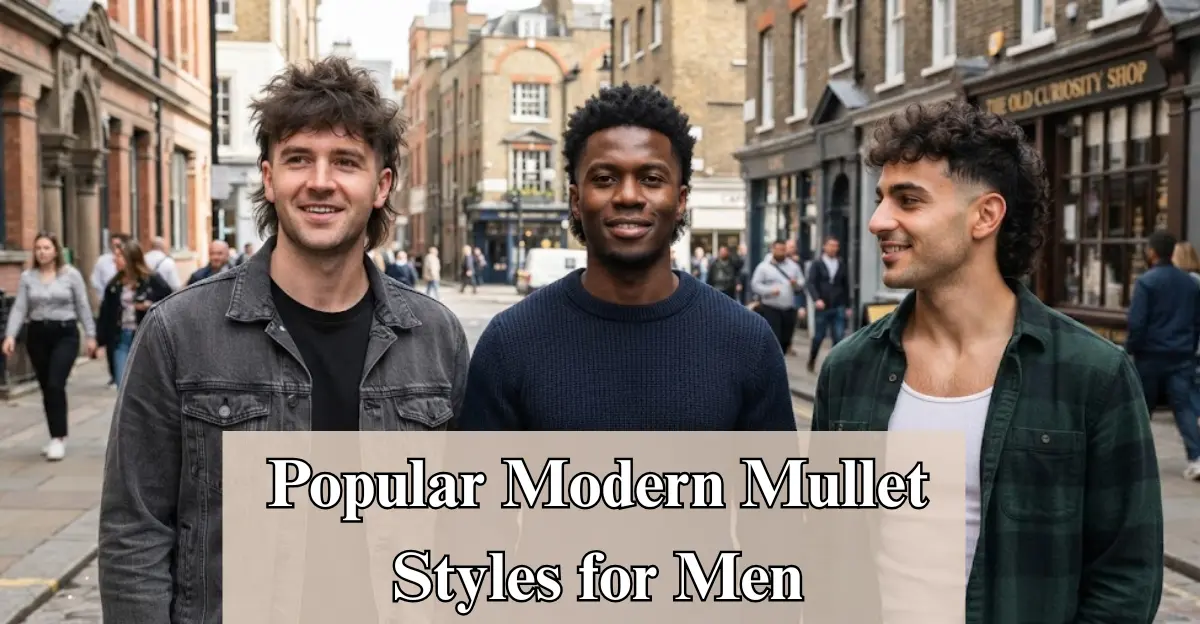 Popular Modern Mullet Styles for Men