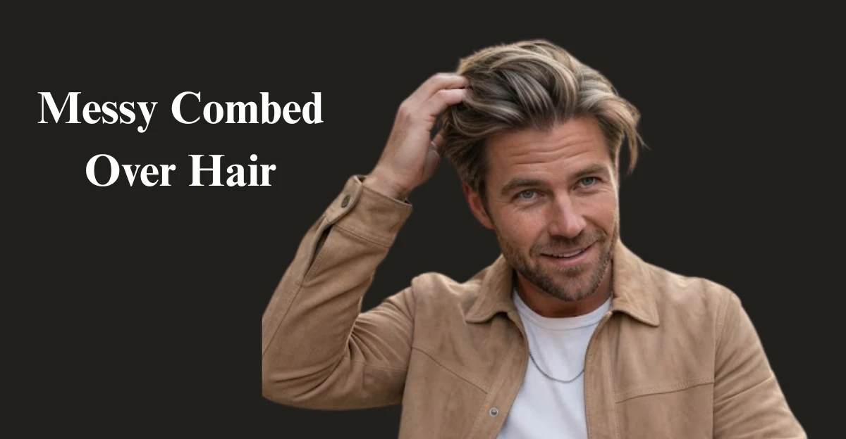 Messy Combed Over Hair